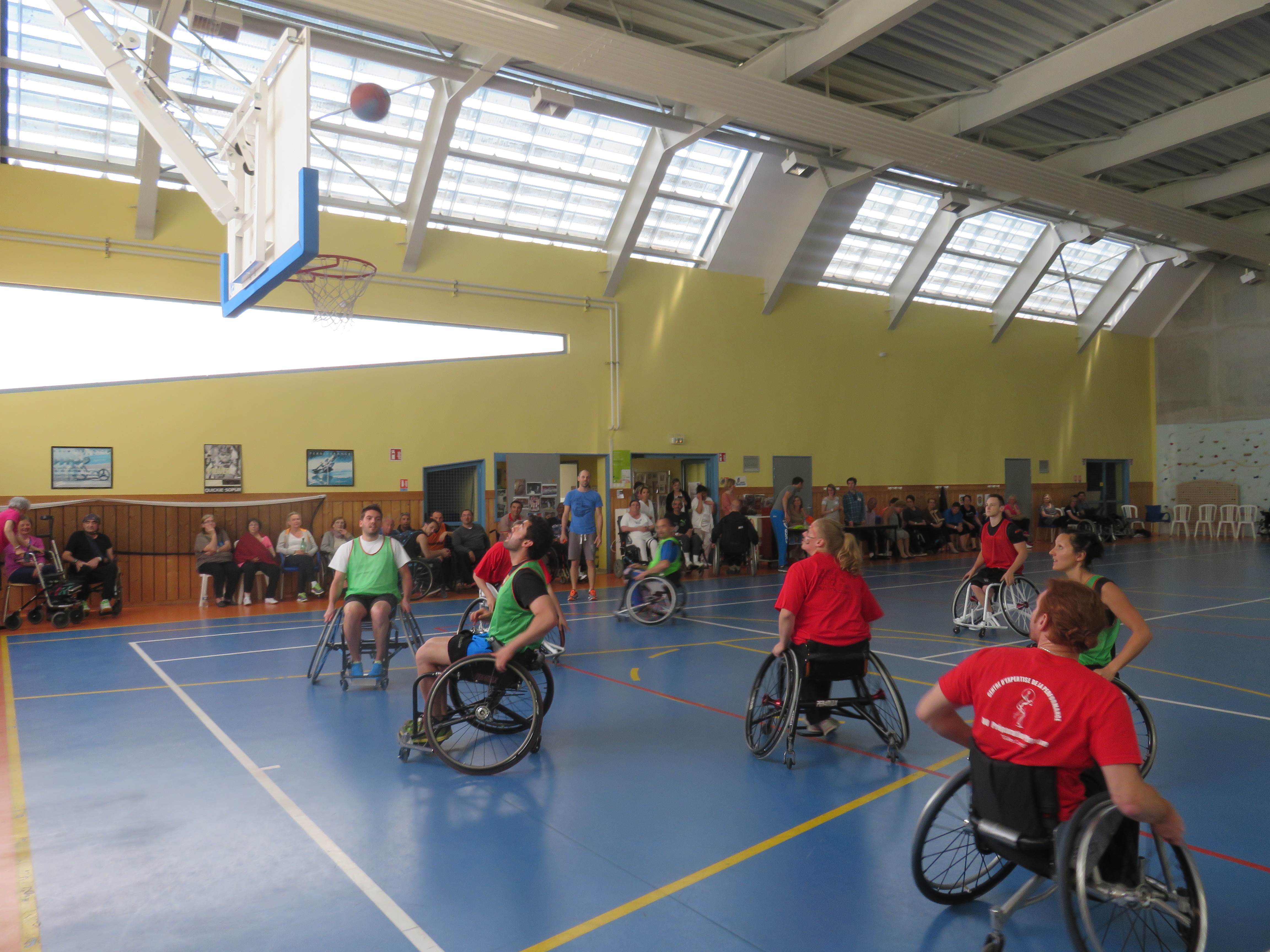 Tournoi de basket fauteuil