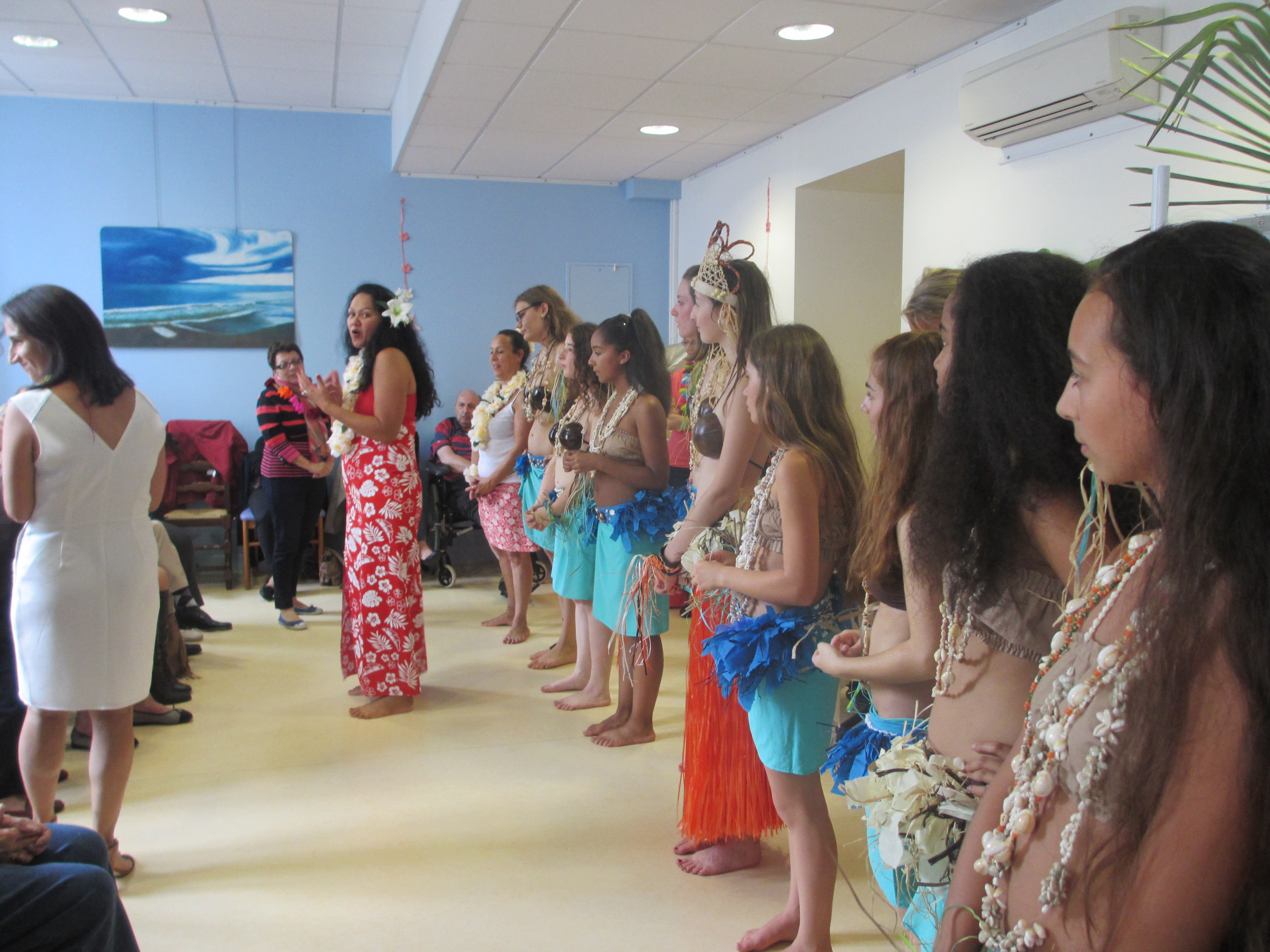 Les danseuses de l'association Hei Hinano