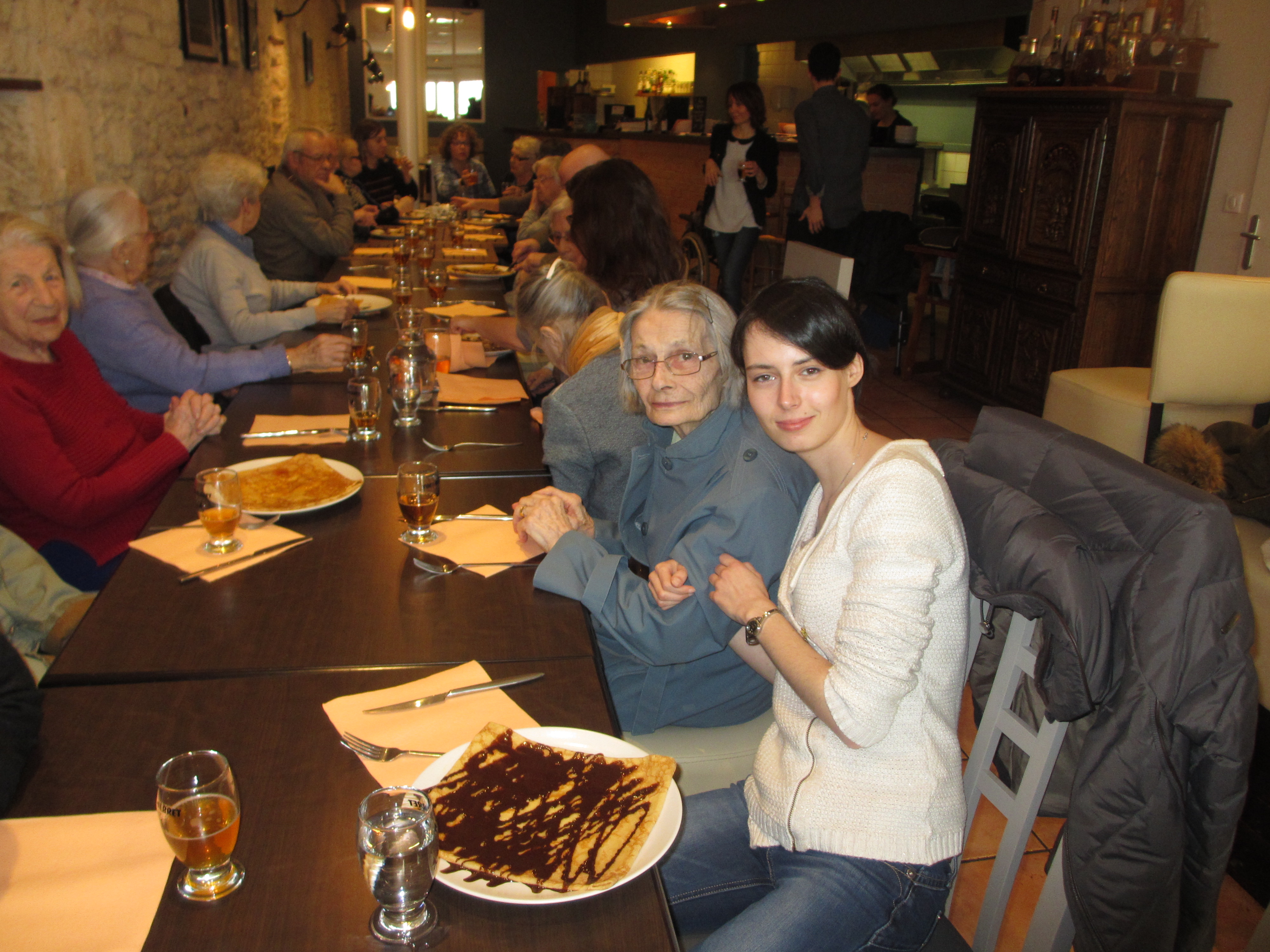 Sortie à la crêperie l'Olympia