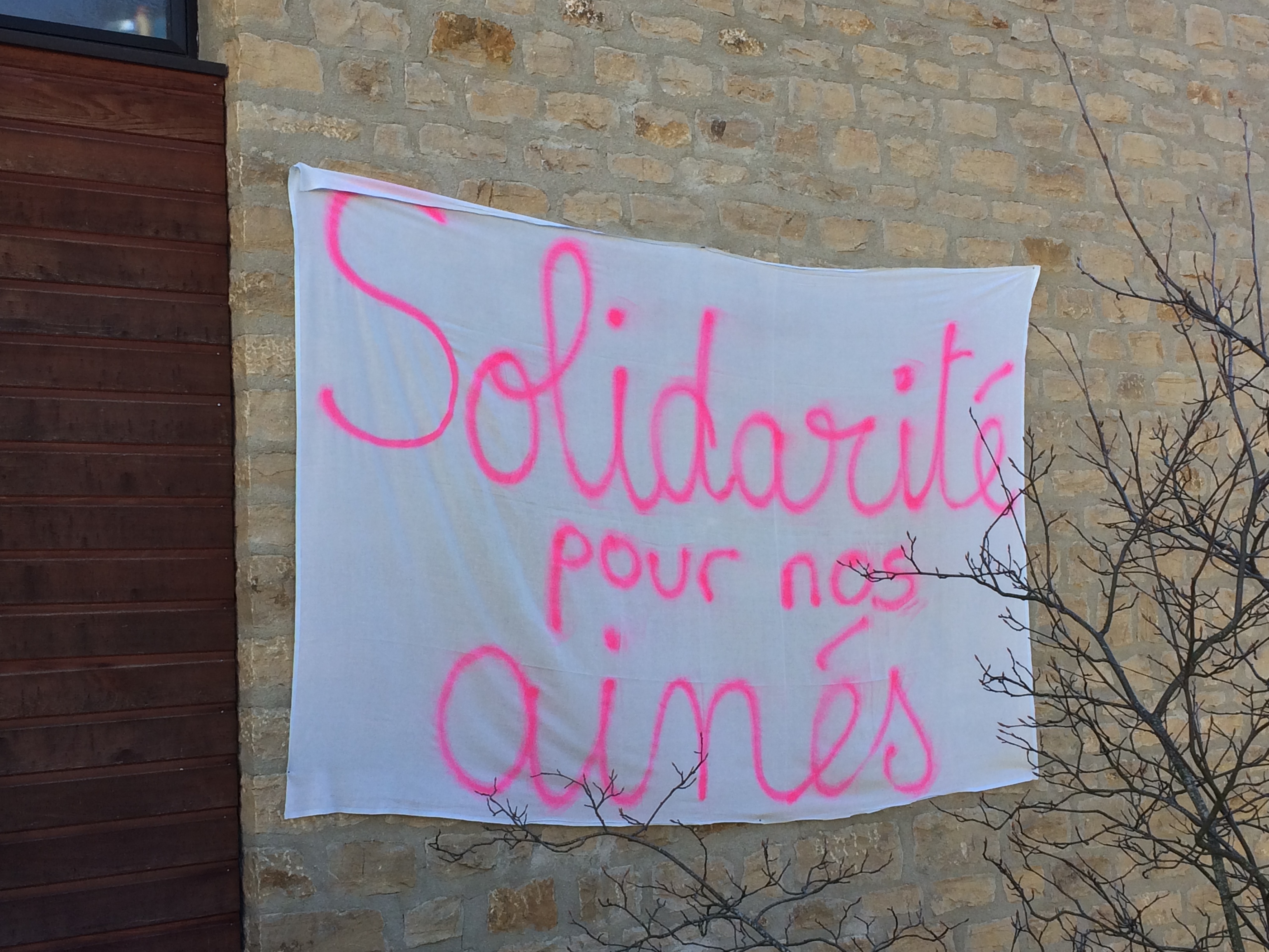 Mobilisation dans la bonne humeur « pour nos ainés »