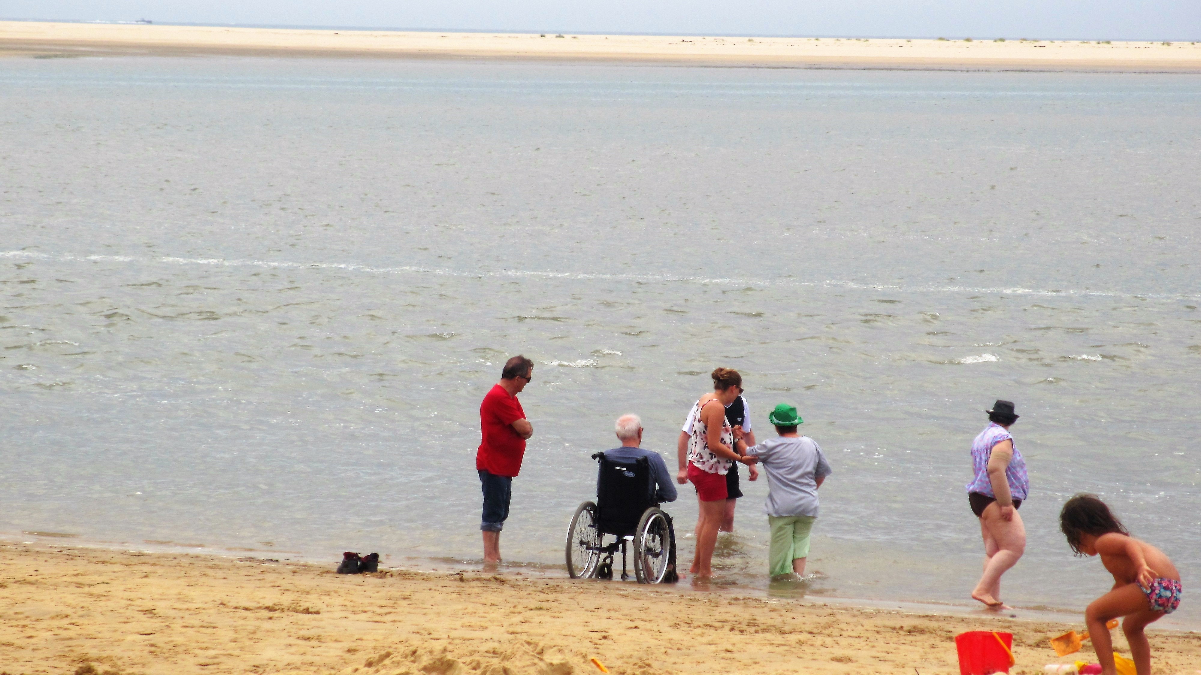 Les pieds dans l'eau