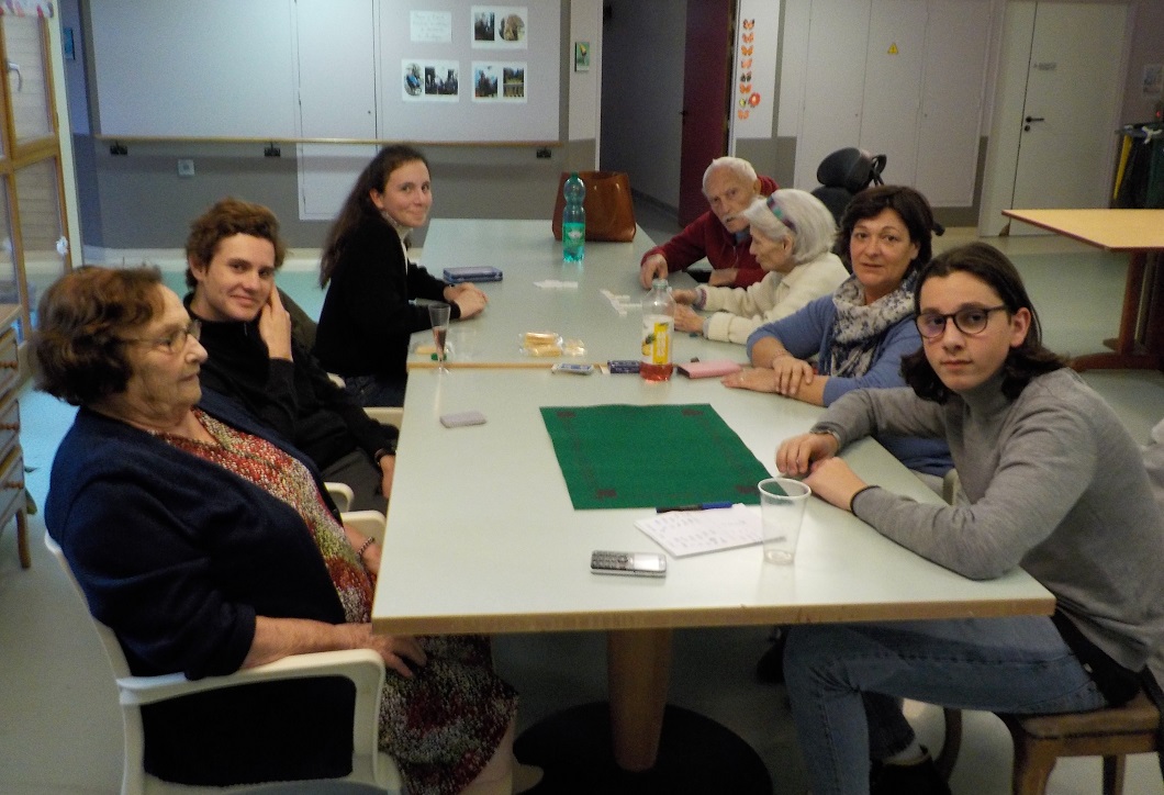 Jeux de société avec les élèves de terminale du lycée Lacordaire