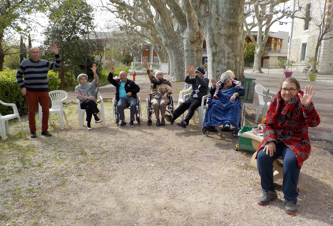 Partie de pétanque interservices 