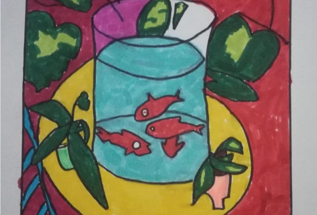 Extrait dessin d'un enfant de l'Œuvre Don Bosco Extrait dessin d'un enfant de l'Œuvre Don Bosco