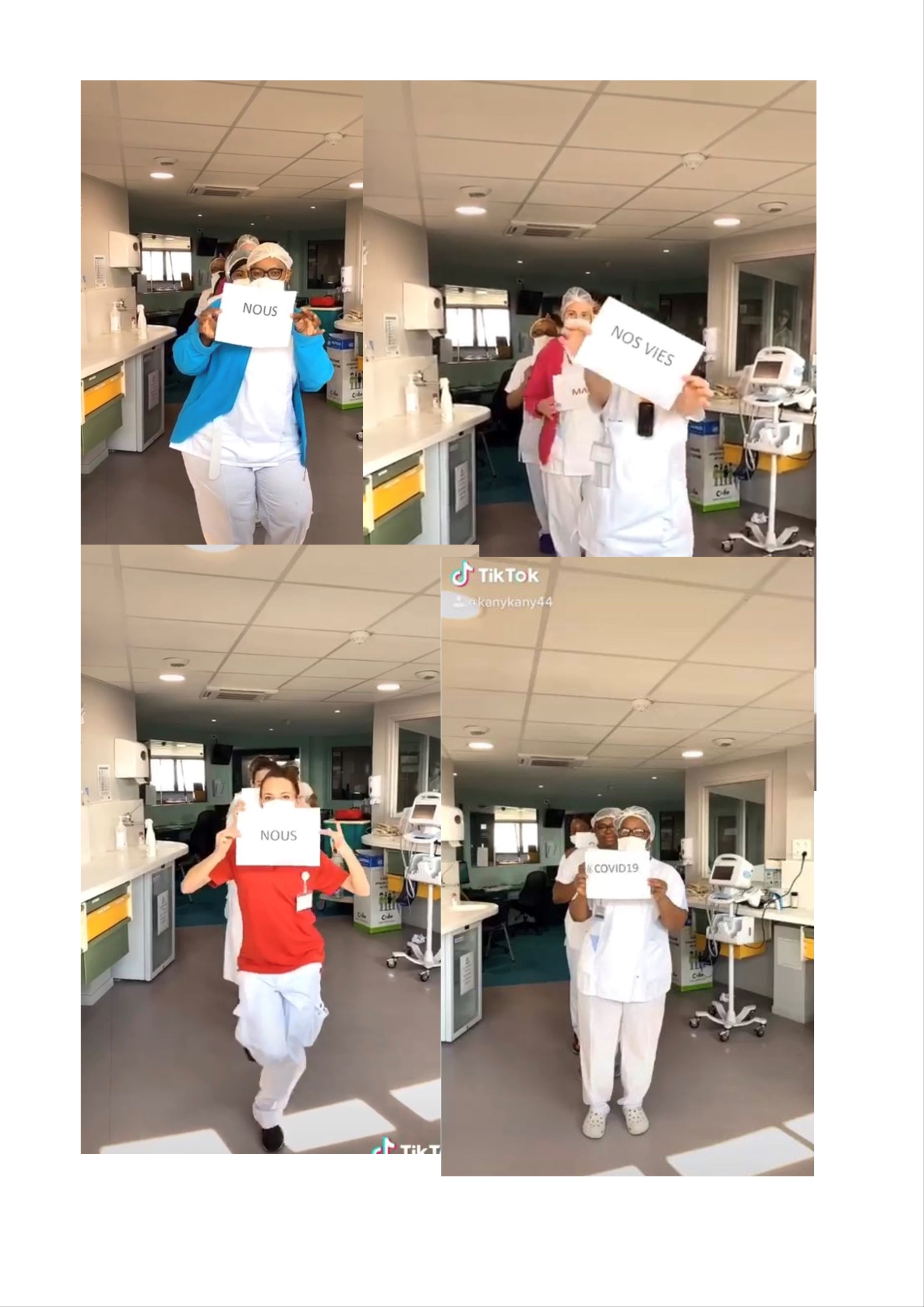 Une vidéo engagée Le personnel de Bobigny a réalisé une vidéo TIK TOK pour encourager à respecter le confinement