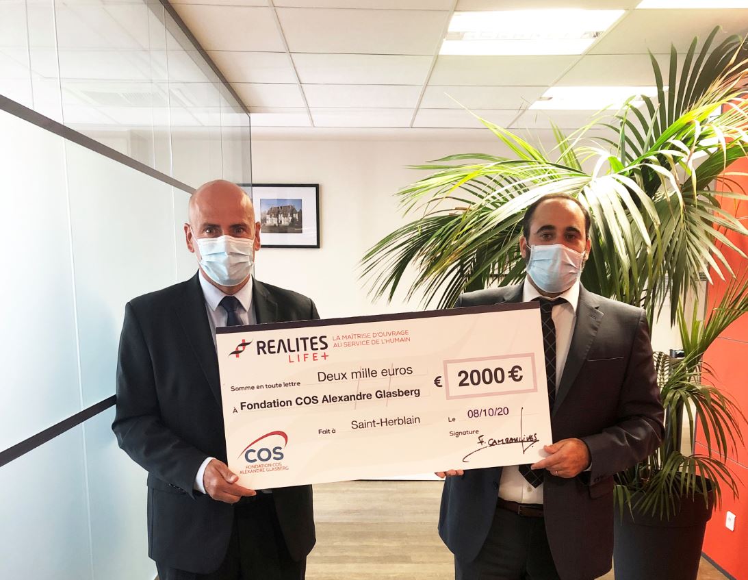 Don de notre partenaire REALITES LIFE +