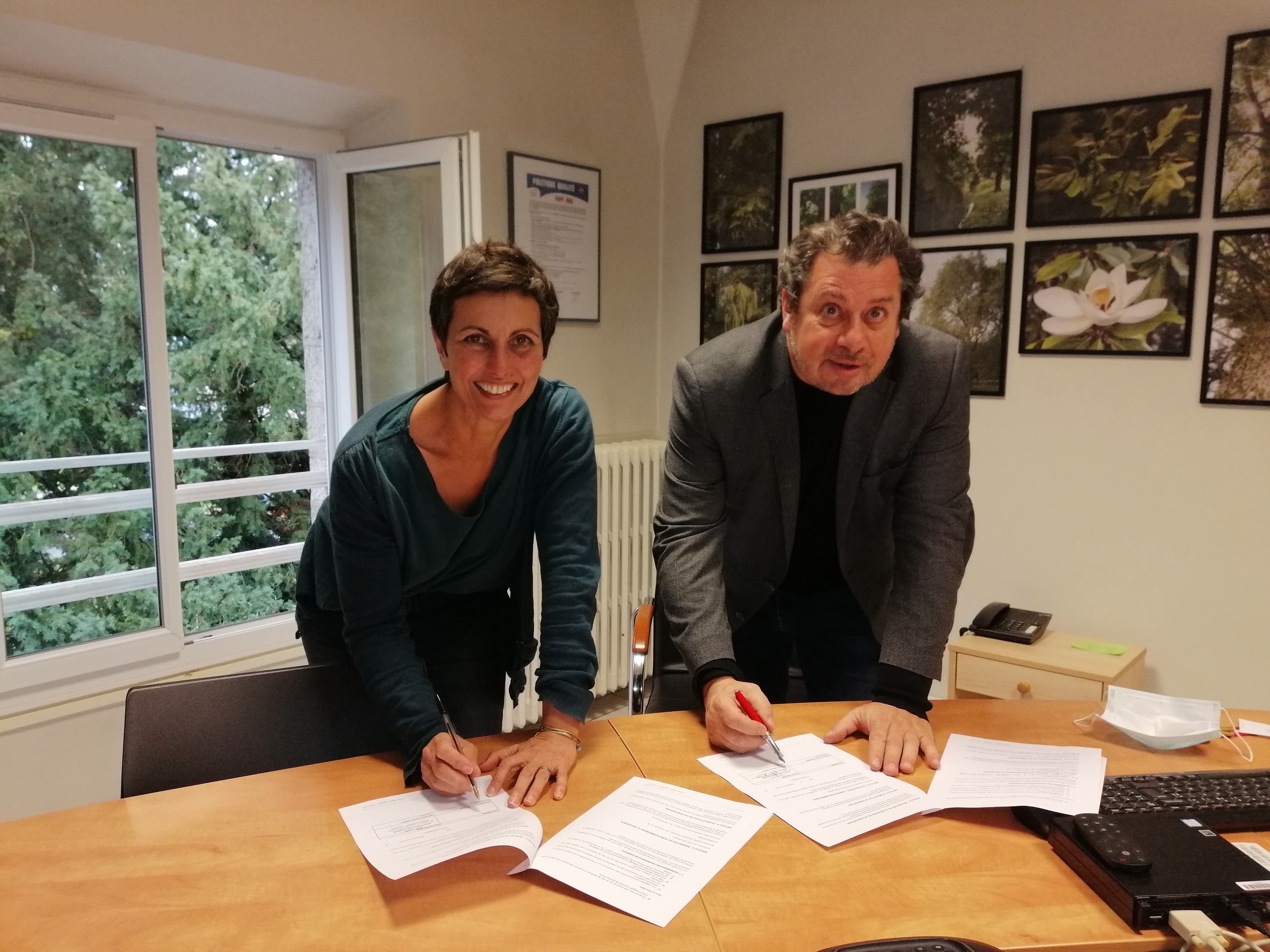 Signature d’une convention de partenariat avec l’association Grinn Signature d’une convention de partenariat avec l’association Grinn