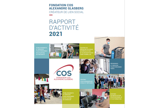Couverture du Rapport d’activité 2021 Couverture du Rapport d’activité 2021
