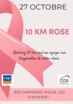 Affiche 10km rose