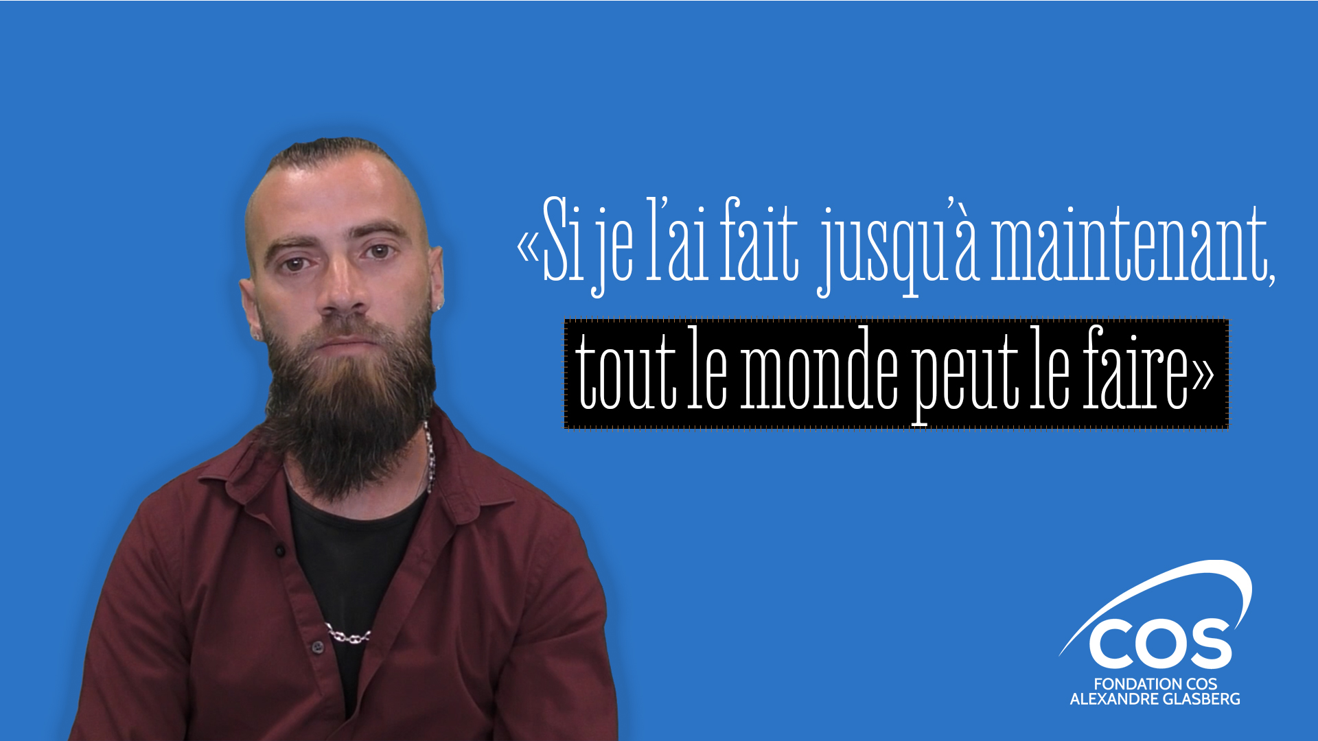 Témoignage de Stéphane, stagiaire du COS CRPF Témoignage de Stéphane, stagiaire du COS CRPF