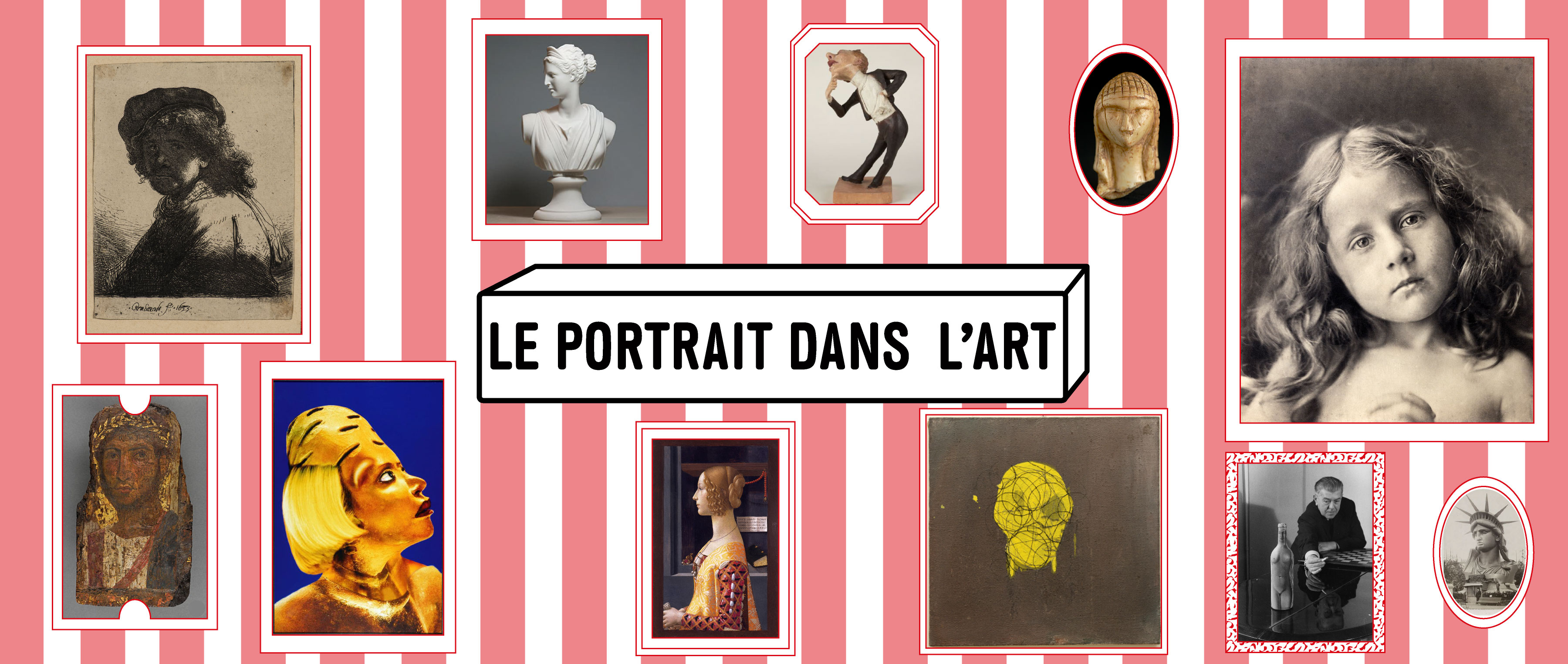 Visuel Micro-Folie mai 2023 visuel de plusieurs portraits