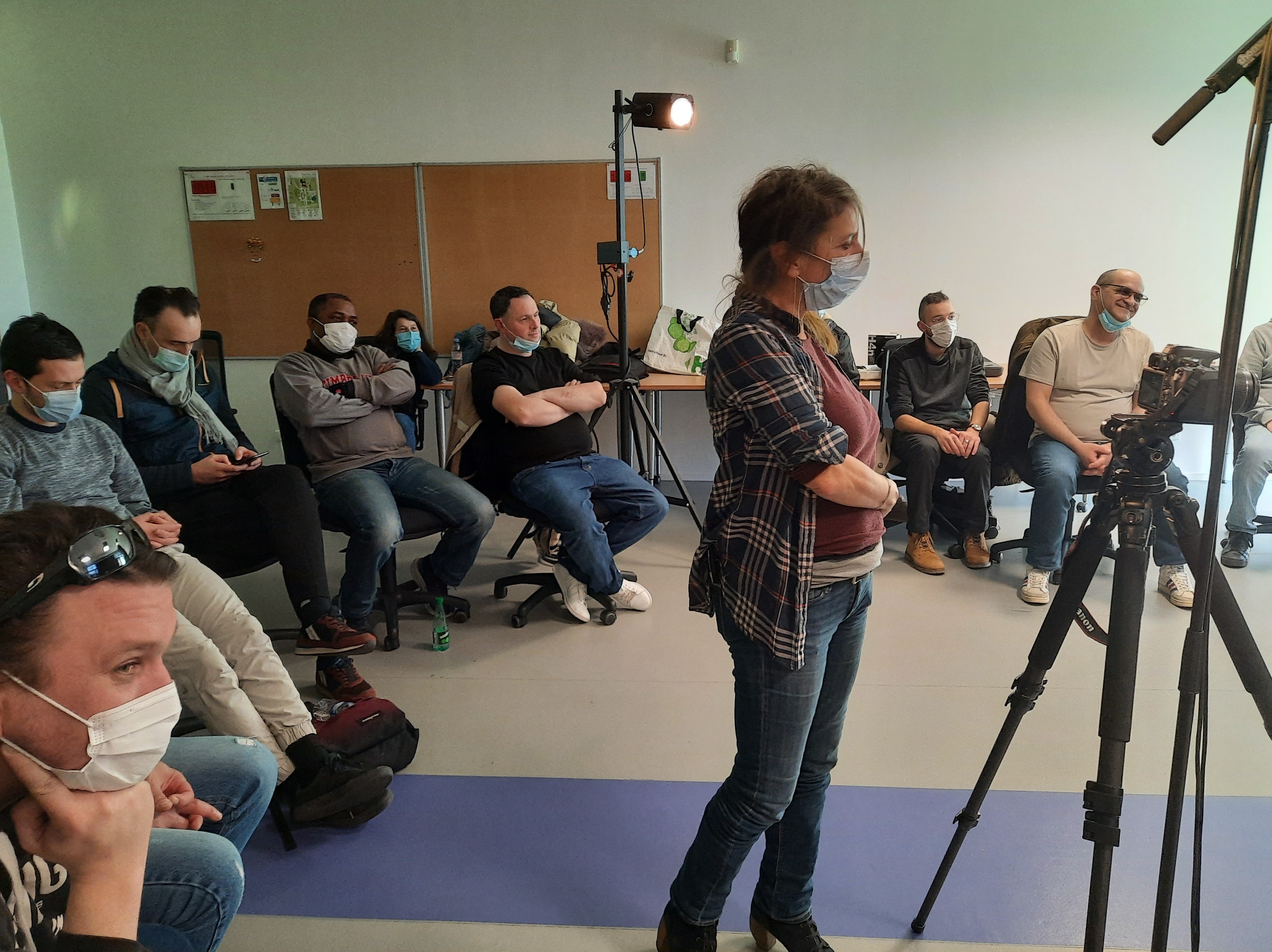 Conte et raconte au COS CRPF atelier conte et raconte avec stagiaires
