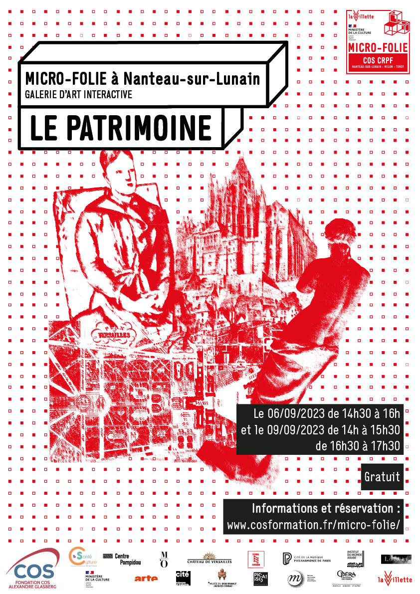 Affiche Micro-Folie Le patrimoine Affiche Micro-Folie Le patrimoine
