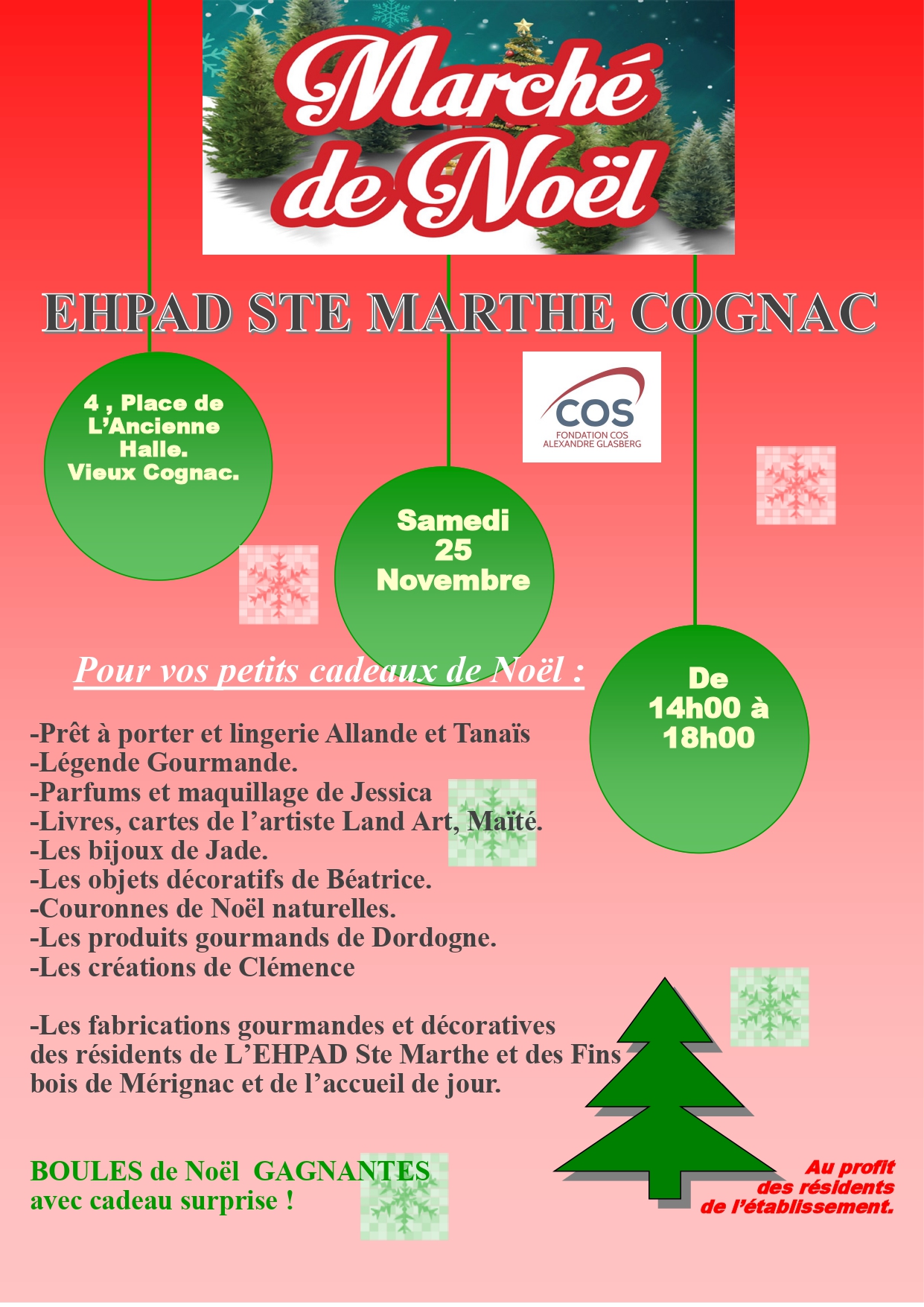 Affiche Marché de Noël Affiche Marché de Noël