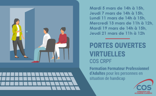 Visuel pour presenter les dates des portes ouvertes virtuelles