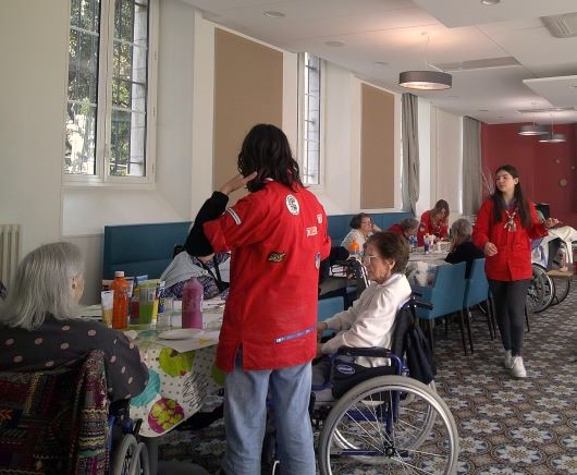 Atelier peinture avec les scouts