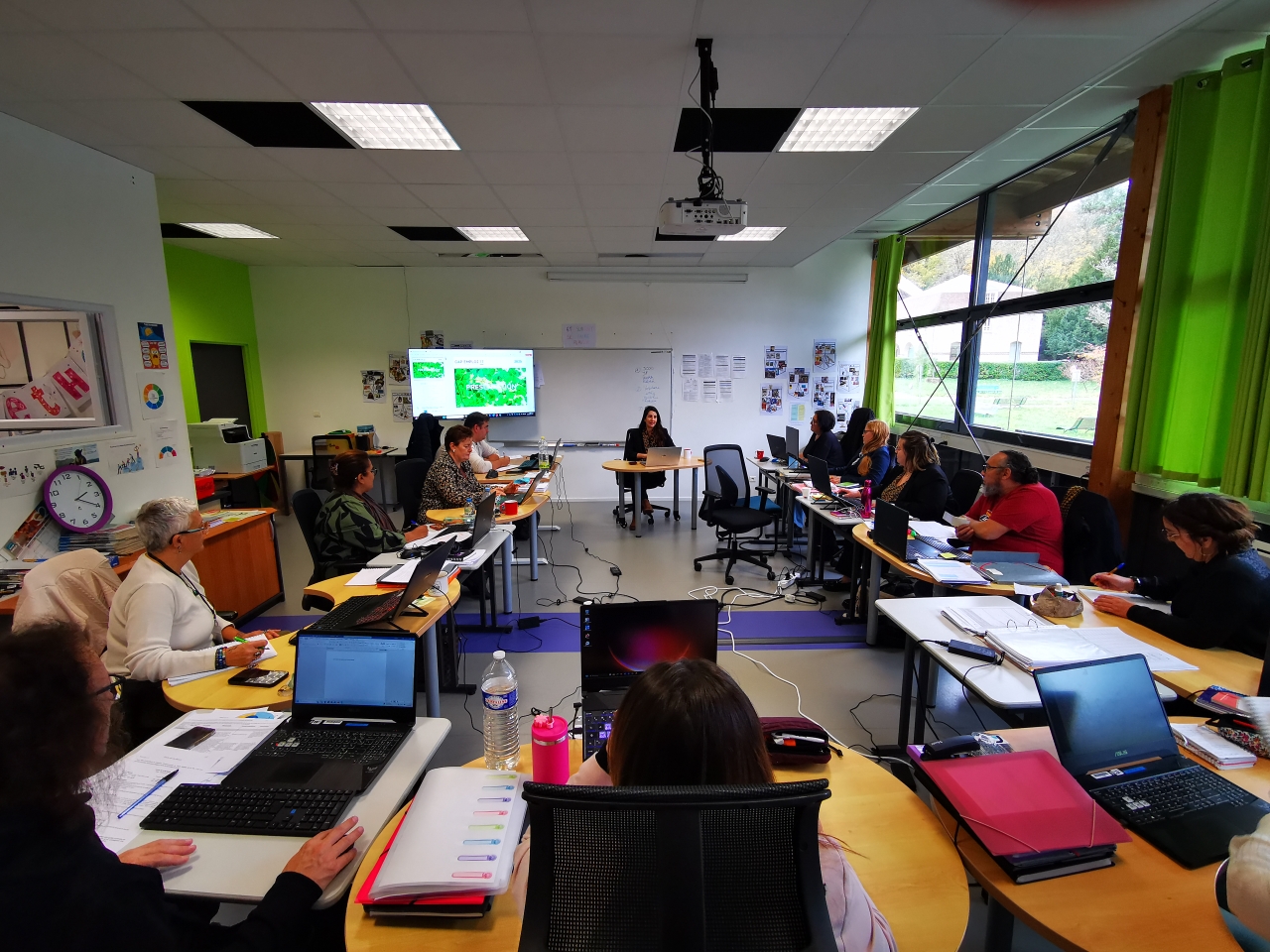 Les stagiaires CIP3 accueillent une experte de CAP EMPLOI 77