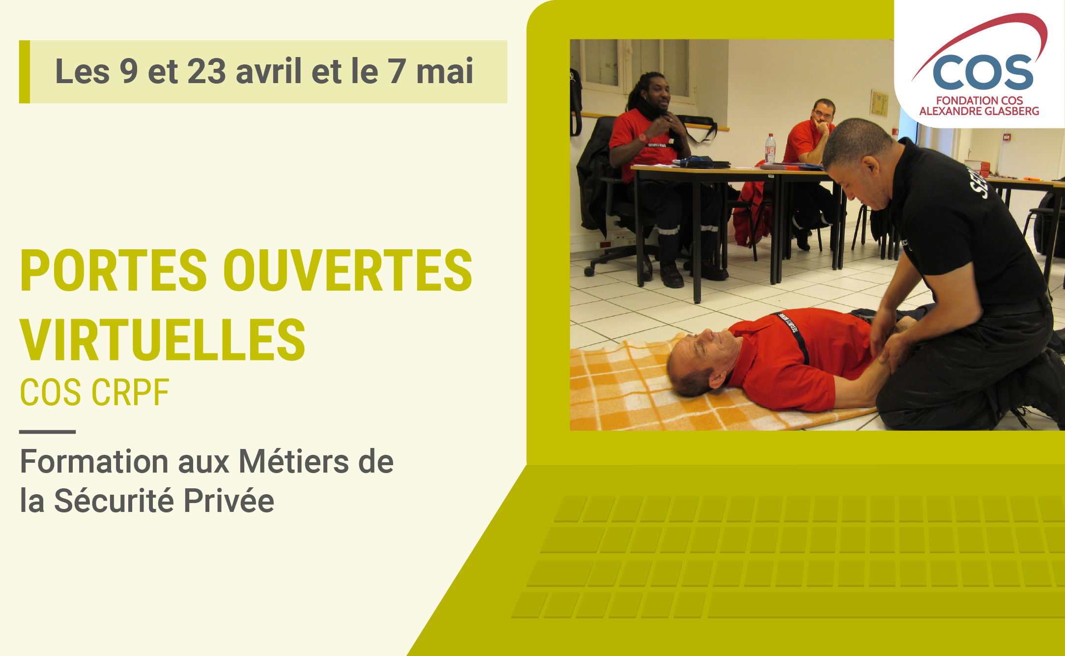 Portes ouvertes virtuelles : formation aux métiers de la sécurité privée