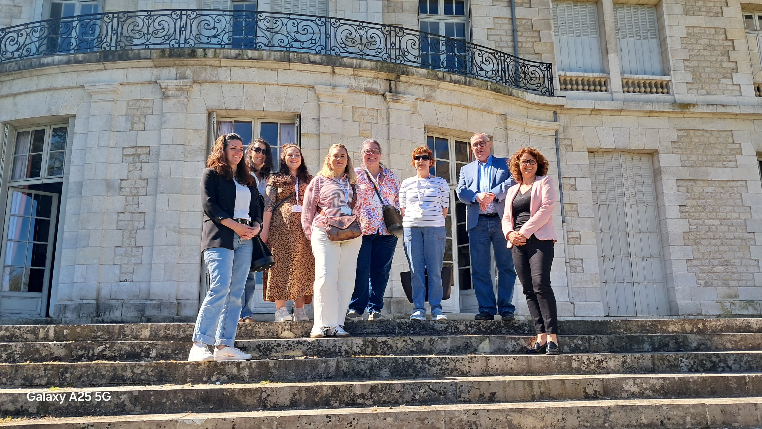 Visite de la Team TH de France Travail de Gien au COS CRPF de Nanteau-sur-Lunain