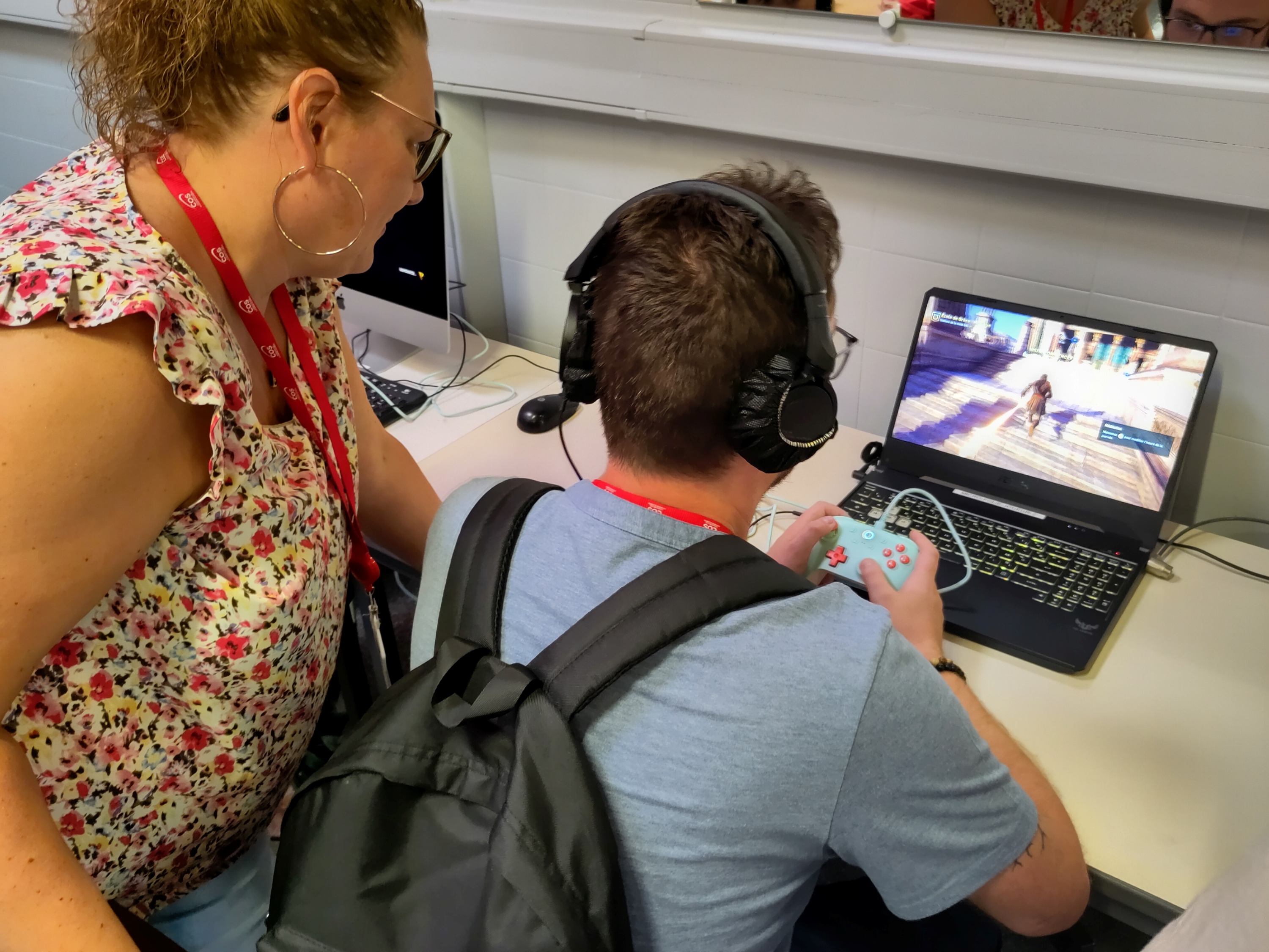 Inauguration de la Discovery Tour Ubisoft au COS CRPF