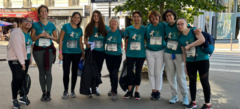 Les participantes du CMPR COS Bobigny avant la course la Parisienne