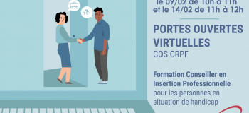 Nouvelles dates pour les portes-ouvertes virtuelles formation Conseiller en Insertion Professionnelle