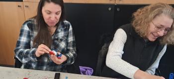 Stagiaires et professionnels du COS CRPF en immersion artistique