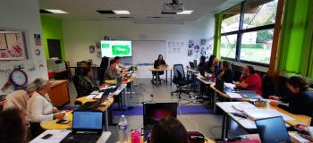 Les stagiaires CIP3 accueillent une experte de CAP EMPLOI 77