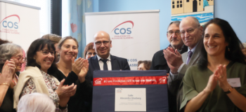 Dévoilement de la plaque - COS Sainte-Marthe