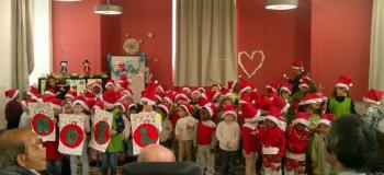 Les petits choristes de l’école Rose Place