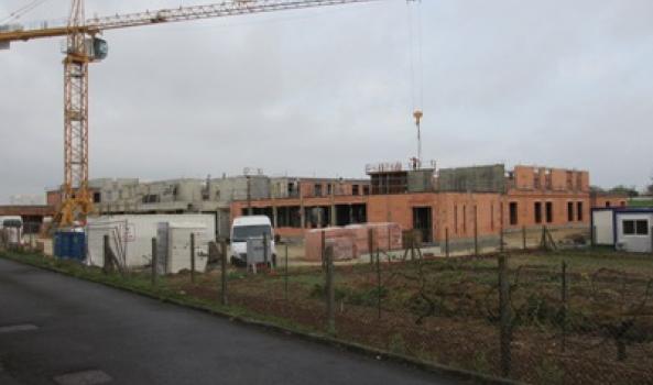 La résidence en construction - avril 2015