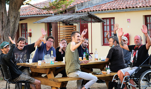 Partage d'un moment convivial sur l'Île-d'Aix 