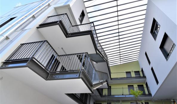 L'intérieur du nouveau bâtiment