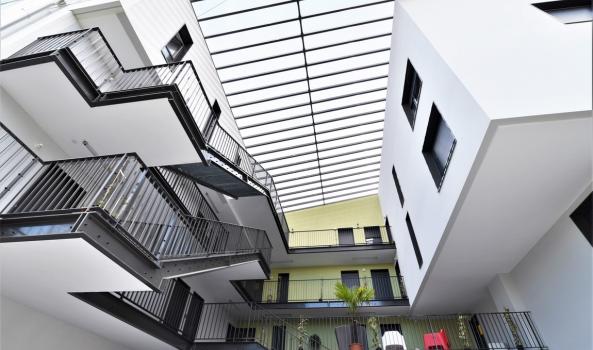 L'intérieur du nouveau bâtiment