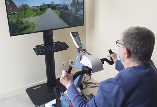 Une résidente utilise la Silverfit