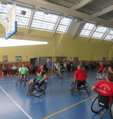 Tournoi de basket fauteuil