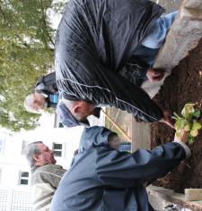 Rencontre et jardinage 