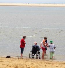 Les pieds dans l'eau