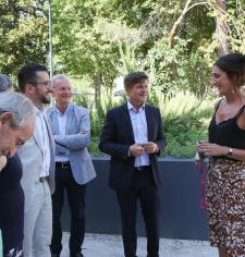 Visite du Maire de Bordeaux à Villa Pia 