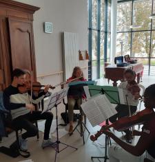 UN JEUNE QUATUOR DANS LES CORDES