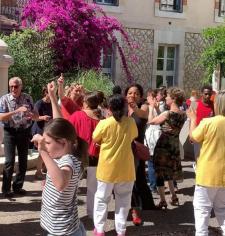 Goûter de l’été avec les familles