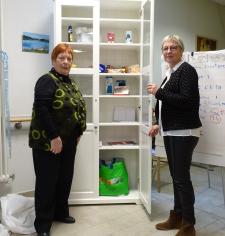 Elisabeth et Catherine, porteuses du projet, en ont présenté le fonctionnement. Elles ouvriront la boutique un mercredi sur deux de 10h30 à 12h.