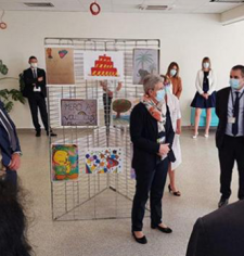 Mme Geneviève Darieussecq en visite de soutien au Centre gériatrique COS Beauséjour