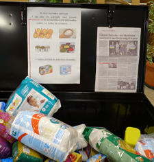 Récolte alimentaire organisée à l'Ehpad COS Saint Philibert