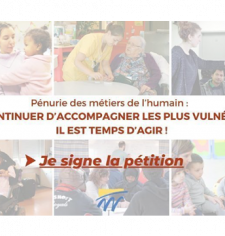pétition UNIOPSS métiers de l'humain