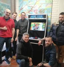 Une borne arcade construite par les stagiaires