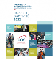 Couverture du rapport d’activité 2022 de la Fondation COS Alexandre Glasberg