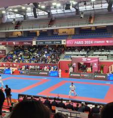 nos résidents à l'open de karaté 2024