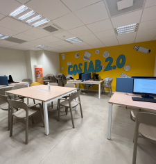 La nouvelle salle informatique