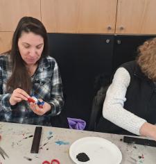 Stagiaires et professionnels du COS CRPF en immersion artistique